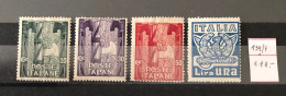 Italie Timbres  N° 134/7 Neuf* - Nuovi