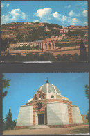 JORDAN PALESTIN  POATCARD -  MOUNT OF OLIVES+SHEPHERDS FIELD CHAPEL - Jordanië