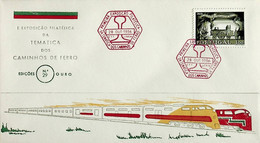 1956. Portugal. 1ª Exposição Filatélica Da Temática Dos Caminhos De Ferro - Eisenbahnen