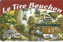 Carte De Visite Restaurant Le Tire Bouchon  13 AIX EN PROVENCE  TIRE BOUCHON - Visitekaartjes