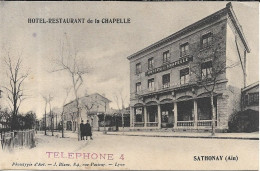 SATHONAY Hôtel Restaurant De La Chapelle - Non Classés