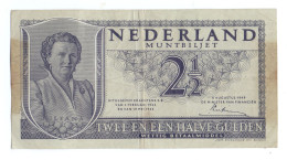 Netherlands 2 1/2 Gulden 1949 - 2 1/2  Florín Holandés (gulden)