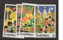 1989 MNH Singapore, Mi 583-86 Postfris** - Singapore (1959-...)