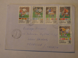 ROMANIA COVER TO CROATIA 1995 - Otros & Sin Clasificación