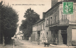 Les Aix D'angillon * Vue Sur Le Mail * Rue * Rouennerie COUSIN MELIN - Autres & Non Classés