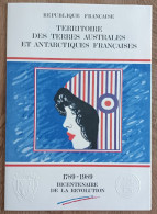 TAAF - FDC Sur Document - YT BF N°1 - REVOLUTION FRANCAISE - 1989 - Storia Postale