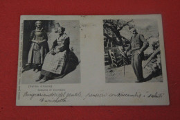 Aosta Courmayeur Costumi Folklore 1907 Ed. Vittaz - Aosta