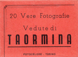 (15/05/24) ITALIE-CPSM TAORMINA - POCHETTE DE 20 PHOTOS - Otros & Sin Clasificación