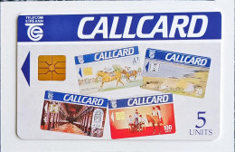 Ireland Telecom Eireann Callcard Chip Phone Card 5 Units  Mint - Lots - Collections