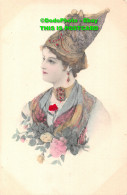 R420635 Woman With A Scarf And Necklace Around Her Neck - World