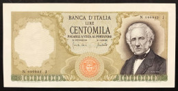 100000 LIRE Manzoni 19 07 1970 Bb/spl Leggermnte Pressato  LOTTO 1487 - 100000 Liras