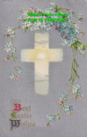 R420191 Best Easter Wishes. Cross And Flowers. Wildt And Kray. Series 1743. 1910 - World