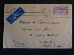 F2 B MAROC  LETTRE  1941 PAR AVION CASABLACA A LIMOGES FRANCE ++ AFF. PLAISANT+++ - Briefe U. Dokumente