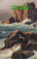 R420202 Rough Sea. Rocks. Ernest Nister. Series 1. 1904 - World