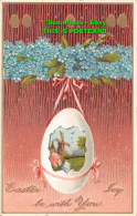 R420664 Easter Joy Be With You. Egg. Postcard - World