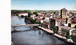 34 - Herault -  AGDE - Cathedrale Saint Etienne  - Le Pont Sur L Herault - Agde