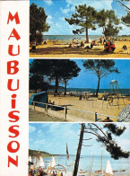 33 - Gironde -  MAUBUISSON - La Plage Et Les Voiliers Au Bord Du Lac - Sonstige & Ohne Zuordnung