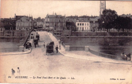 89 - Yonne -  AUXERRE - Le Pont Paul Bert Et Les Quais - Auxerre