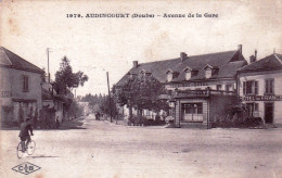 25 - Doubs - AUDINCOURT - Avenue De La Gare - Hotel De France - Terminus Hotel - Autres & Non Classés