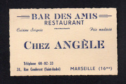 (15/05/24) 13-CPSM MARSEILLE - BAR DES AMIS - RESTAURANT - 31 RUE CONDORCET - SAINT ANDRE - Non Classificati