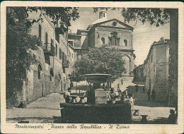 MONTE COMPATRI ( ROMA ) PIAZZA DELLA REPUBBLICA - IL DUOMO - EDIZIONE VILLA - 1940s  (20585) - Autres & Non Classés