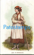 228952 SWITZERLAND URI SCHÄDENTAL COSTUMES WOMAN POSTAL POSTCARD - Altri & Non Classificati