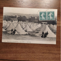CPA Du Camp De La Courtine - Les Tentes - N°19 - Daté 1909 - Carte Animée - Regimenten