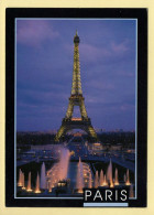 Coucher De Soleil : La Tour Eiffel / Paris (voir Scan Recto/verso) - Controluce