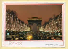 Coucher De Soleil : Crépuscule /  Les Champs-Elysées Et L'Arc De Triomphe / Paris (voir Scan Recto/verso) - Contraluz