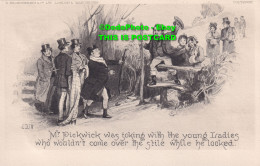R420284 Mt. Pickwick Was Joking With The Young Ladies Who Wouldnt Come Over The - World