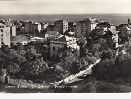 GENOVA QUINTO-VIA BOLZANO-VEDUTA PARZIALE-CARTOLINA VERA FOTOGRAFIA VIAGG. IL8-8-1963 - Genova (Genoa)