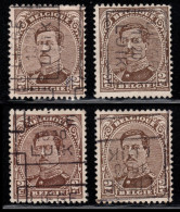 Preo's (136-II) "LIEGE 1920 LUIK" OCVB 2553-II A+B+C+D - Rollenmarken 1920-29