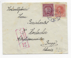 Zensurbrief 1918 Von Wien Nach Brugg - Autres & Non Classés