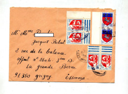Lettre Cachet Paris Sur Armoirie - Manual Postmarks