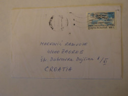 ROMANIA COVER TO CROATIA 1995 - Altri & Non Classificati