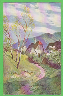 AB498 FANTAISIES PAYSAGE BUCOLIQUE ILLUSTRATEUR SIGNE SPLITGERBER J.R - Autres & Non Classés