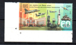 INDE - INDIA - 2018 - AVIATION - DEFENSE RESEARCH PROGRAM - PROGRAMME DE RECHERCHE SUR LA DEFENSE - - Unused Stamps