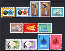 UNITED NATIONS UN NEW YORK - 1968 COMPLETE YEAR SET (12V) AS PICTURED FINE MNH ** SG 183-192 - Neufs