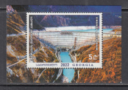 2022 Georgia Erguri Arch Dam Complete Set Of 1 MNH - Géorgie