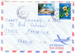 1979  De PAPEETE POLYNESIE  Envoyée à MARSEILLE - Lettres & Documents