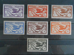 NOUVELLE-CALEDONIE YT PA 39/45 POSTE AERIENNE*/** - Unused Stamps