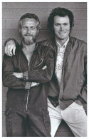 Clint Eastwood & Paul Newman PHOTO POSTCARD Rwp Edition 2003 - Sonstige & Ohne Zuordnung