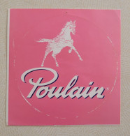 Autocollant Vintage Marque Poulain Cheval - Pegatinas