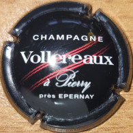 Capsule Champagne VOLLEREAUX Série 1 - Double Trait En Diagonal, Noir & Blanc Nr 03 - Other & Unclassified
