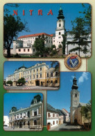 1 AK Slowakei * Ansichten Der Stadt Nitra (deutsch Neutra) Die Burg Nitra, Nitrianska Galéria, Rathaus Und Eine Kirche * - Slovakia