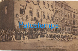 228961 GERMANY LAST GRÖBE MOUNTAIN PARADE TRAIN OF THE MOUNTAIN FORGE POSTAL POSTCARD - Sonstige & Ohne Zuordnung