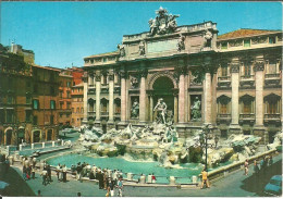 Roma (Lazio) Fontana Di Trevi, Trevi's Fountain, Fontaine De Trevi, Der Brunnen Von Trevi - Fontana Di Trevi