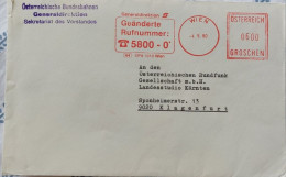 ÖBB Direktion, EMA, Meter, Freistempel - Franking Machines (EMA)