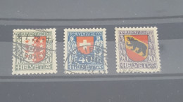 REF A3854 SUISSE OBLITERE N°185/187 VALEUR 68 EUROS - Verzamelingen