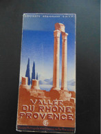 DEPLIANTS REGIONAUX VALLEE DU RHONE PROVENCE - Toeristische Brochures